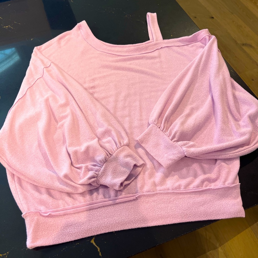 Free people off the shoulder sweatshirt